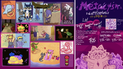 Metrocysh's commissions Metrocysh's commissions