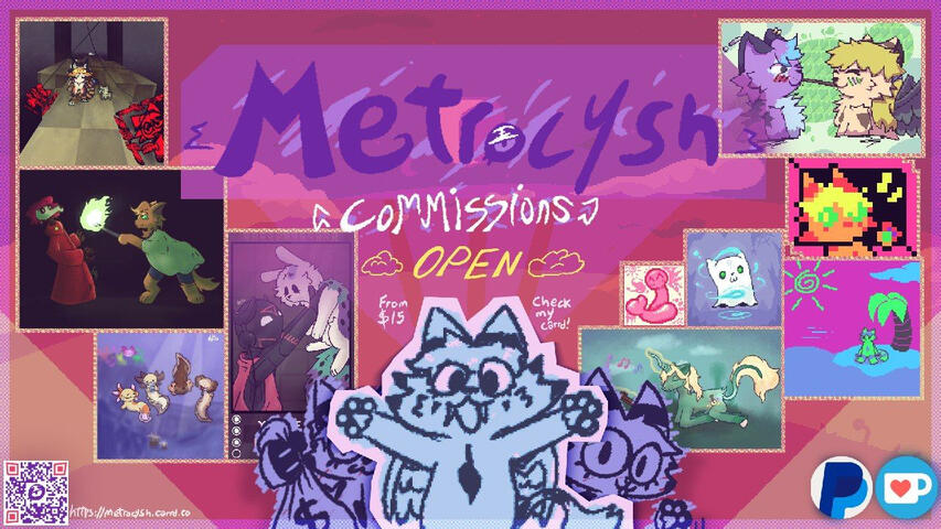 Metrocysh&#39;s commissions